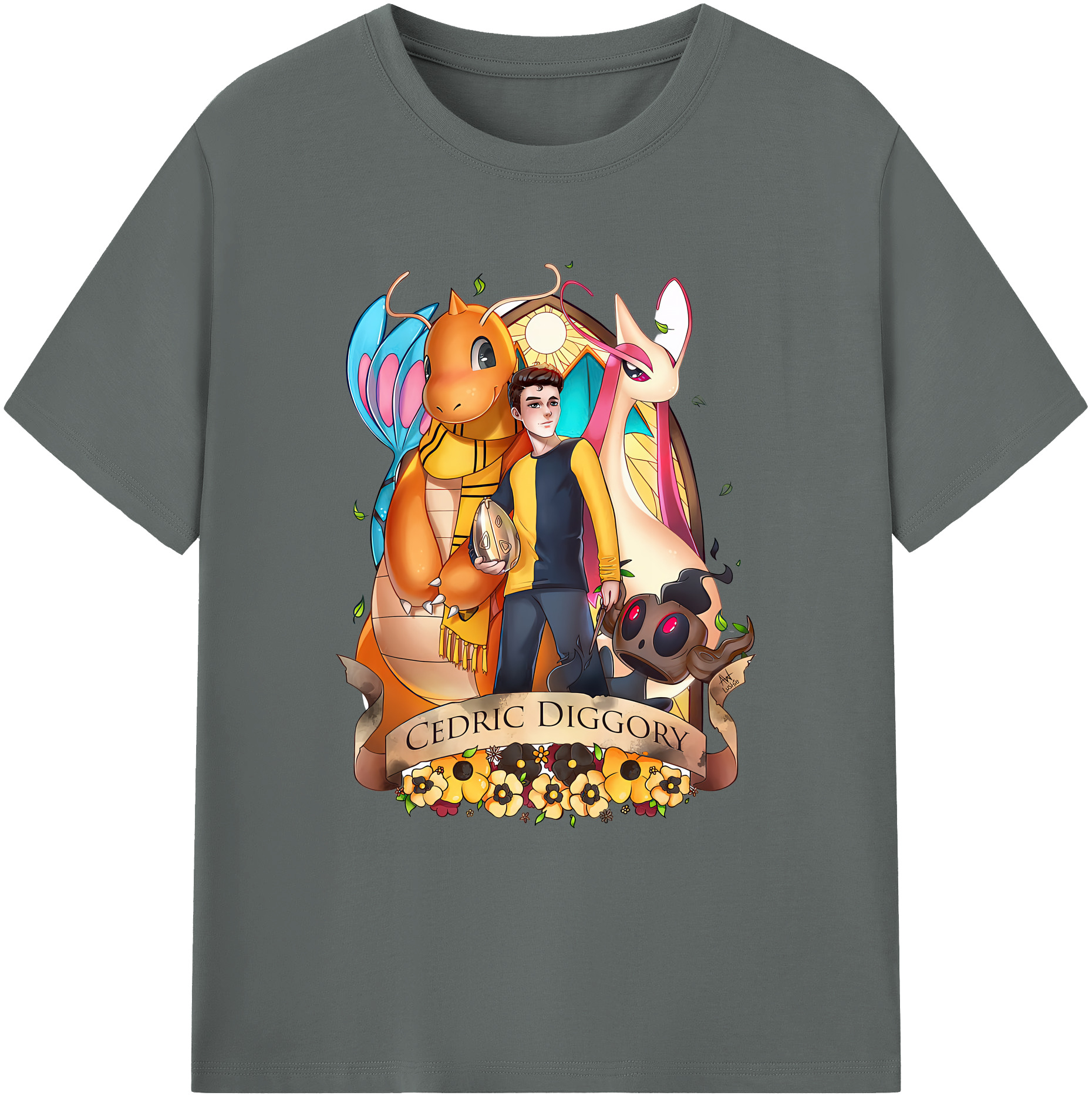 （画像用） Harry Potter ハリー・ポッターシリーズ 綿100％ メンズ半袖Tシャツ｜肌触りやわらか＆通気性